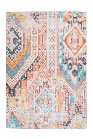 Плетений килим у стилі вінтаж Indiana 200 Різнокольоровий/Помаранчевий 160 х 230