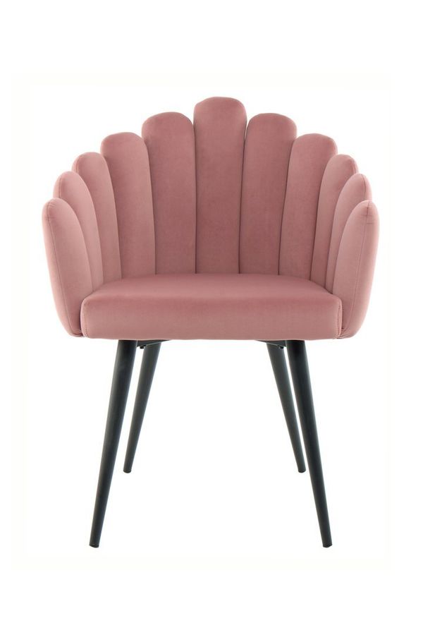Кресло Jeane 525 Розовый/Черный Kayoom - в дом или квартиру. Фото, картинка, пример в интерьере
