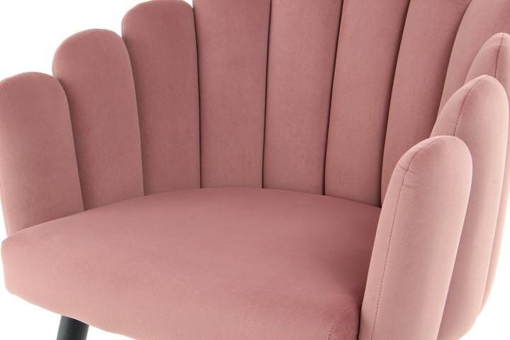 Кресло Jeane 525 Розовый/Черный Kayoom - в дом или квартиру. Фото, картинка, пример в интерьере