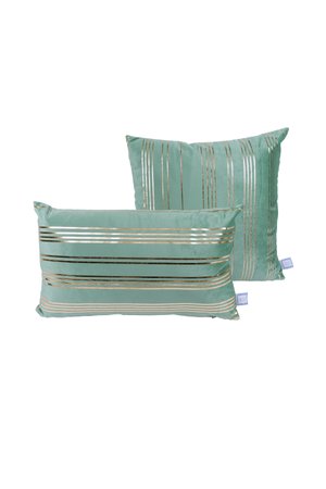 Декоративна подушка Prisma 525 Набір із 2-х штук Ментол/Золото
