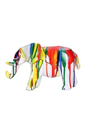 Декоративна фігурка слона Elephant 120 Різнокольорова
