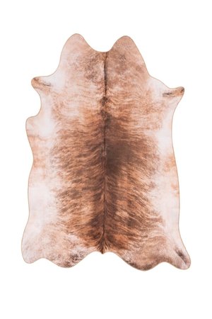 Високоворсний килим у вигляді шкіри Western 625 Hellbraun