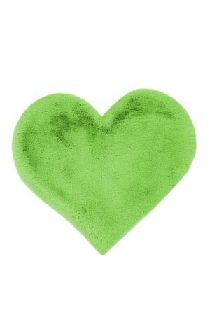 Ковёр в форме сердечка Lovely Kids 1225-Heart Зелёный