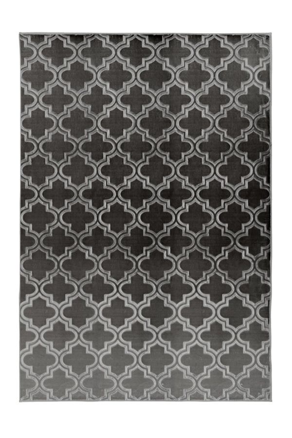 Ковёр ручной работы с мягким ворсом в стиле модерн Monroe 100 Антрацит/Темно-серый 80 х 150