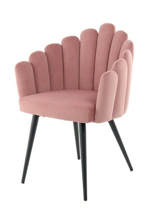 Кресло Jeane 525 Розовый / Черный Kayoom - в дом или квартиру. Фото, картинка, пример в интерьере