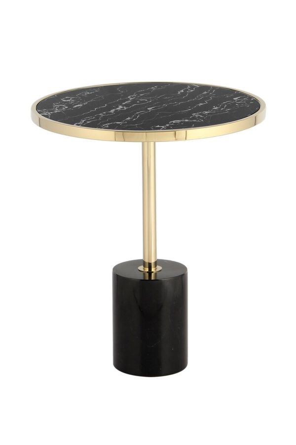 Столик Lana 525 Чёрный / Золото Kayoom - в дом или квартиру. Фото, картинка, пример в интерьере