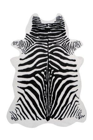 Ковёр из искусственной шерсти с натуральным дизайном Desert 125 Черный / Белый, Черный; белый, 160 см x 230 см, 2.39