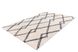 Високоворсний килим з ретро-узором Orlando 125 Слонова кістка 80 х 150