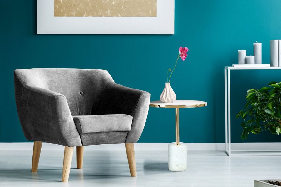Столик Lana 525 Белый / Золото Kayoom - в дом или квартиру. Фото, картинка, пример в интерьере