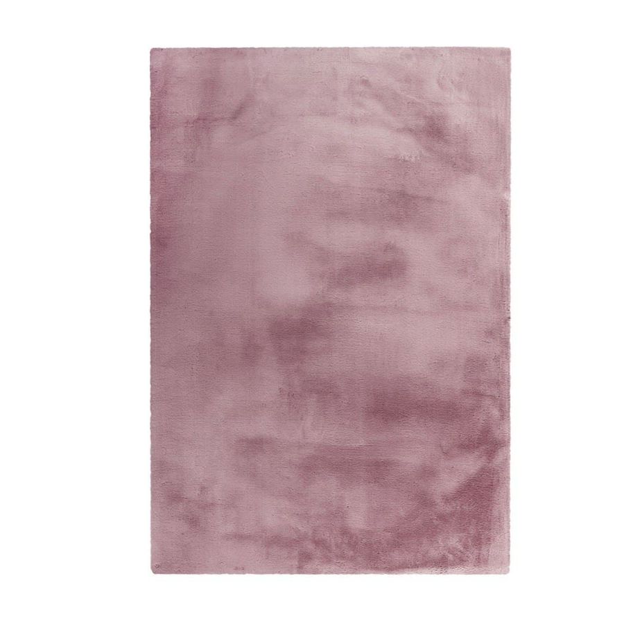 Хутряний килим з високим ворсом Rabbit Light 525 Рожевий 80 х150