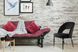 Стул-кресло Courtney 525 с чёрными ножками и обивкой Kayoom - недорогой пример интерьера в доме или квартире