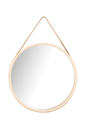 Настенное зеркало Ultima 110 Кремовый / Коричневый Kayoom - в дом или квартиру. Фото, картинка, пример в интерьере