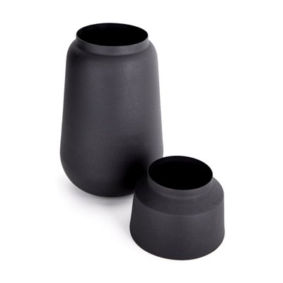 Набор из двух ваз Casa 260 черный, чёрный, Черный