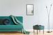Настенное зеркало Cliff 125 Серебристо-серый / Черный Kayoom - недорогой пример интерьера в доме или квартире