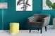 Пуф бархатный Nena 110 Зелёный Kayoom - недорогой пример интерьера в доме или квартире