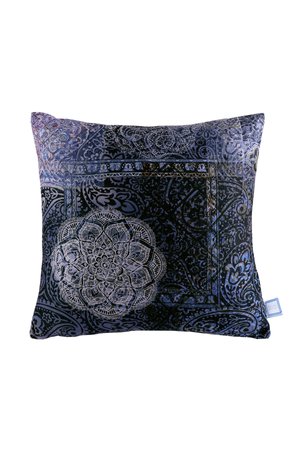Декоративная подушка Kayoom Medley 125 Черный / Синий 45х45