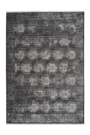 Коротковорсный ковёр в стиле винтаж Baroque 700 Антрацит / Серый