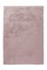 Однотонный исключительно мягкий ковёр ручной работы, имитирующий мех кролика, Rabbit 100 Розовый 80 х 150