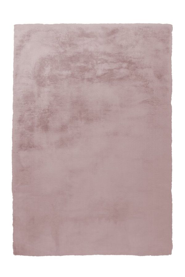 Однотонный исключительно мягкий ковёр ручной работы, имитирующий мех кролика, Rabbit 100 Розовый 80 х 150