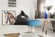 Пуф Mio 210 синий Kayoom - недорогой пример интерьера в доме или квартире