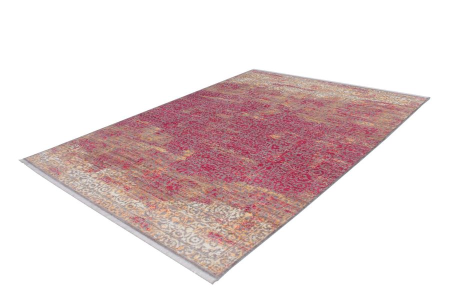 Коротковорсний килим у стилі вінтаж Antigua 200 Помаранчевий / Червоний