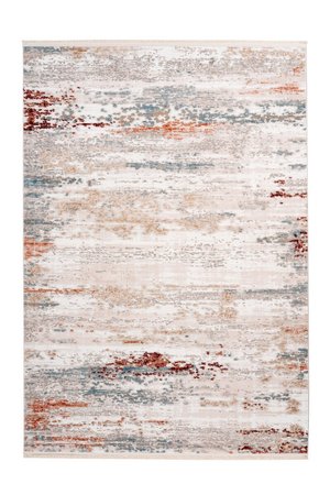Стильный ковёр с винтажным характером Akropolis 325 Серый / Розовый / Бежевый