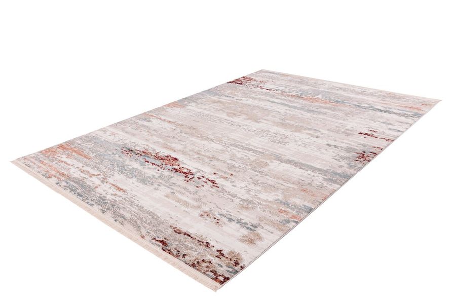 Стильный ковёр с винтажным характером Akropolis 325 Серый / Розовый / Бежевый