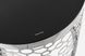 Столик Pabla 210 Стеклянная столешница с ажурной опорой из металла Чёрный/Серебристый Kayoom - недорогой пример интерьера в доме или квартире