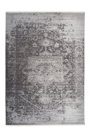 Коротковорсный ковёр в стиле винтаж Baroque 800 антрацит, тёмно-серый