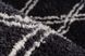 Високоворсний килим з ретро-візерунок Orlando 325 Антрацит 80 х 150