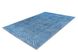 Тонкий килим ворсистий з рельєфом Antique 325 Blau Синій 80 х 150