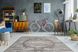 Коротковорсний килим у стилі вінтаж Baroque 800 Антрацит/Темно-сірий 160 х 230