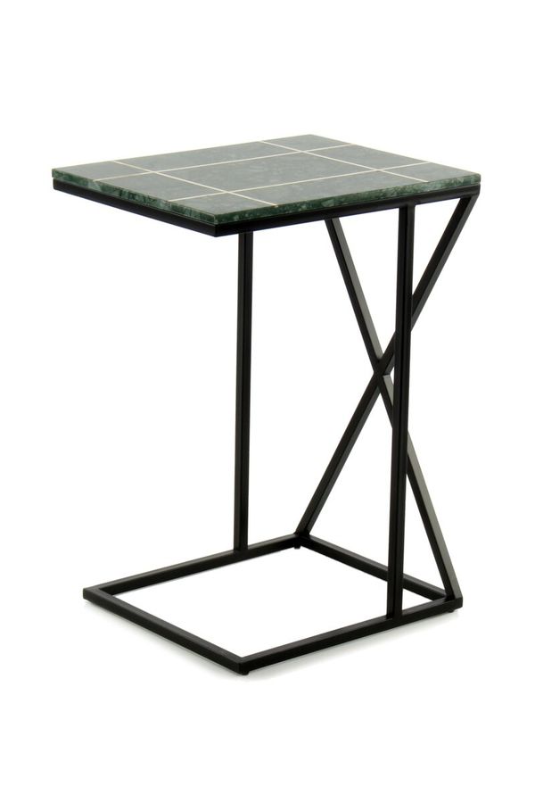 Приставной стол Kayoom Louis 125 Зеленый/Черный Kayoom - в дом или квартиру. Фото, картинка, пример в интерьере