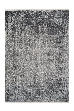 Коротковорсный ковёр в стиле винтаж Baroque 900 Серый / Антрацит