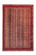 Тонкий ворсистый ковёр с печатным узором Faye 425 Разноцветный/Красный 110 х 180