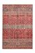 Тонкий ворсистий килим з друкованим візерунком Faye 325 Різнокольоровий / Червоний (80/150)