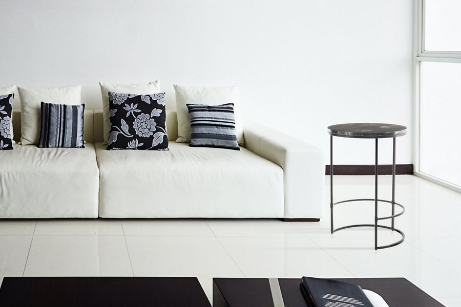 Приставной стол Louis 225 в стиле лофт Черный / Черный Kayoom - в дом или квартиру. Фото, картинка, пример в интерьере