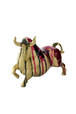 Декоративная фигурка быка Taurus 210 Разноцветная