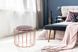 Стол - пуф трансформер Comfortable 110 Тёмно-фиолетовый / Розовое золото Kayoom - недорогой пример интерьера в доме или квартире