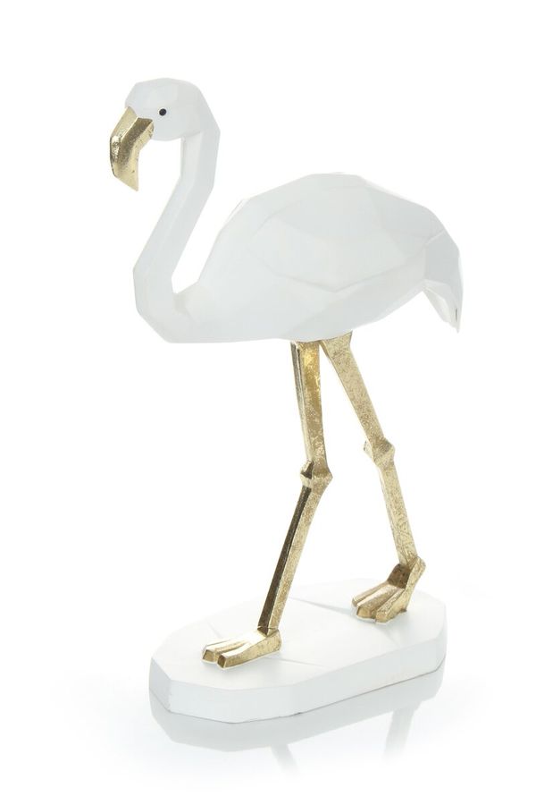 Декоративная фигурка фламинго Flamingo 110 белого цвета