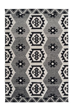 Коротковорсный ковёр в этно стиле Ethnie 300 Серый