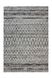 Плетёный шерстяной ковёр Phoenix 113 Серый / Чёрный