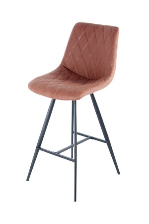 Барный стул со спинкой Frances 425 Коричневый Kayoom - в дом или квартиру. Фото, картинка, пример в интерьере