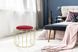 Стол - пуф трансформер Comfortable 110 Красный/Золото Kayoom - недорогой пример интерьера в доме или квартире