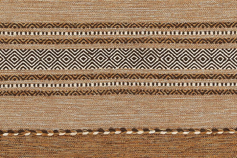 Натуральный ковер в этно стиле Navarro 2921 Braun 60cm x 90cm Коричневый / Бежевый, коричневый, 60 см x 90 см