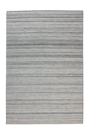 Плетёный шерстяной ковёр Phoenix 210 Антрацит/Светло-серый/Серый 120 х 170
