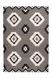 Коротковорсный ковёр в этно стиле Ethnie 400 Серый