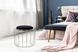 Стол - пуф трансформер Comfortable 110 Чёрный/Серебро Kayoom - недорогой пример интерьера в доме или квартире