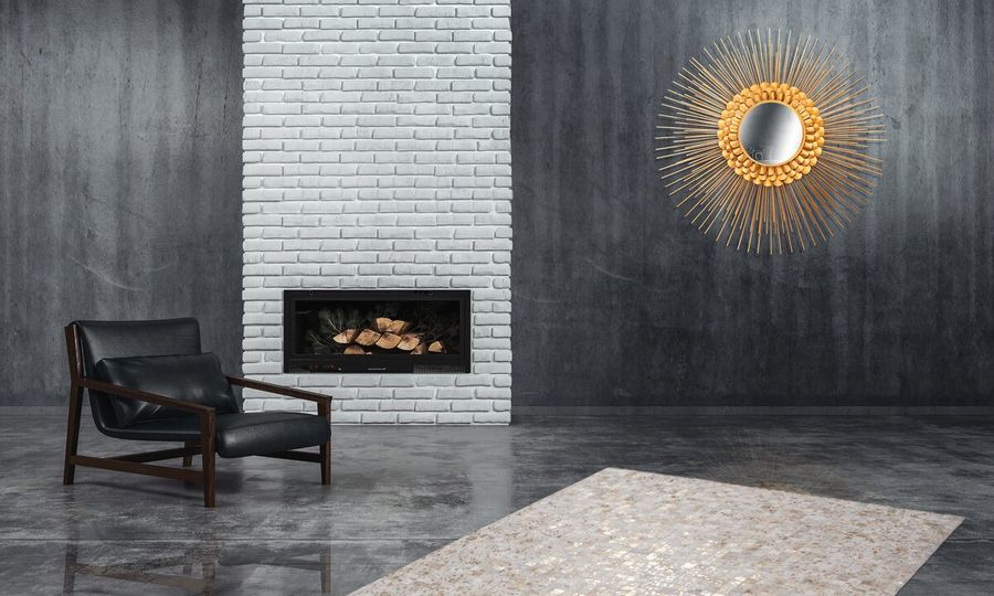Зеркало в форме солнца Augustus 100 Золотистый Kayoom - в дом или квартиру. Фото, картинка, пример в интерьере