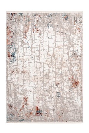 Стильный ковёр с винтажным характером Akropolis 125 Серый/Розовый/Бежевый 160 х 230